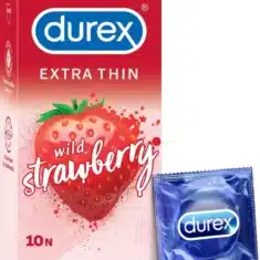 Durex Extra Thin Wild Strawberry Condoms