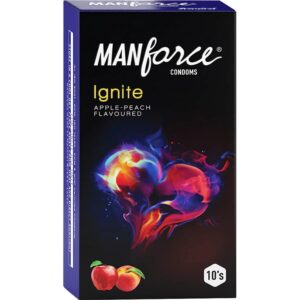 Manforce Ignite Apple Peach Flavour Condoms