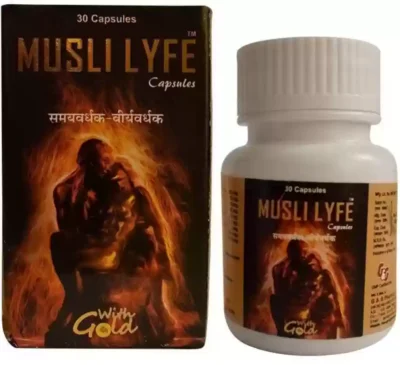 Musli Lyfe Gold Capsule Sex Premature Delay Tablet for Men 1