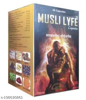 Musli Lyfe Gold Capsule Sex Premature Delay Tablet for Men