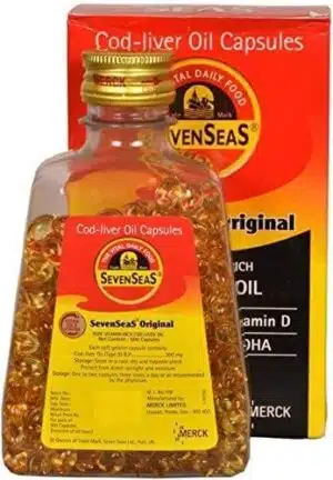 Seven Seas Cod Liver Oil capsules